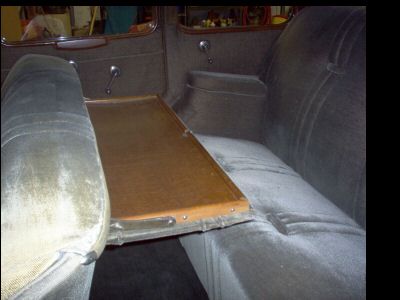 37 Hudson Back of Front Seat Table