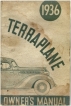 1936 Terraplane Owners Manual width=